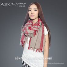 100% wool 2015 fashion wool shawl